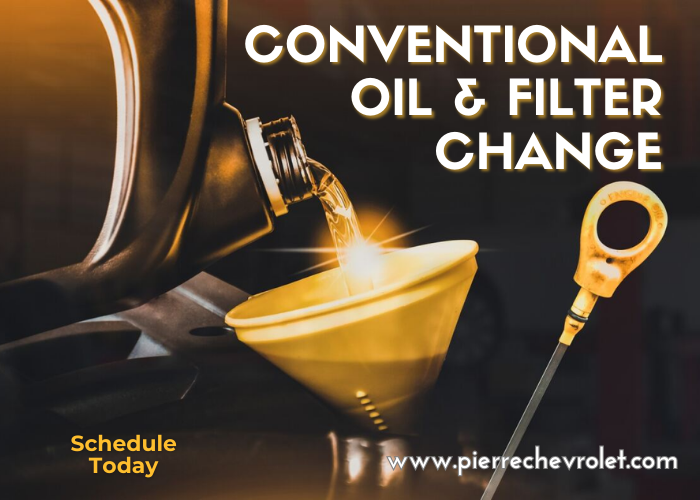 Pierre Chevrolet oil change service